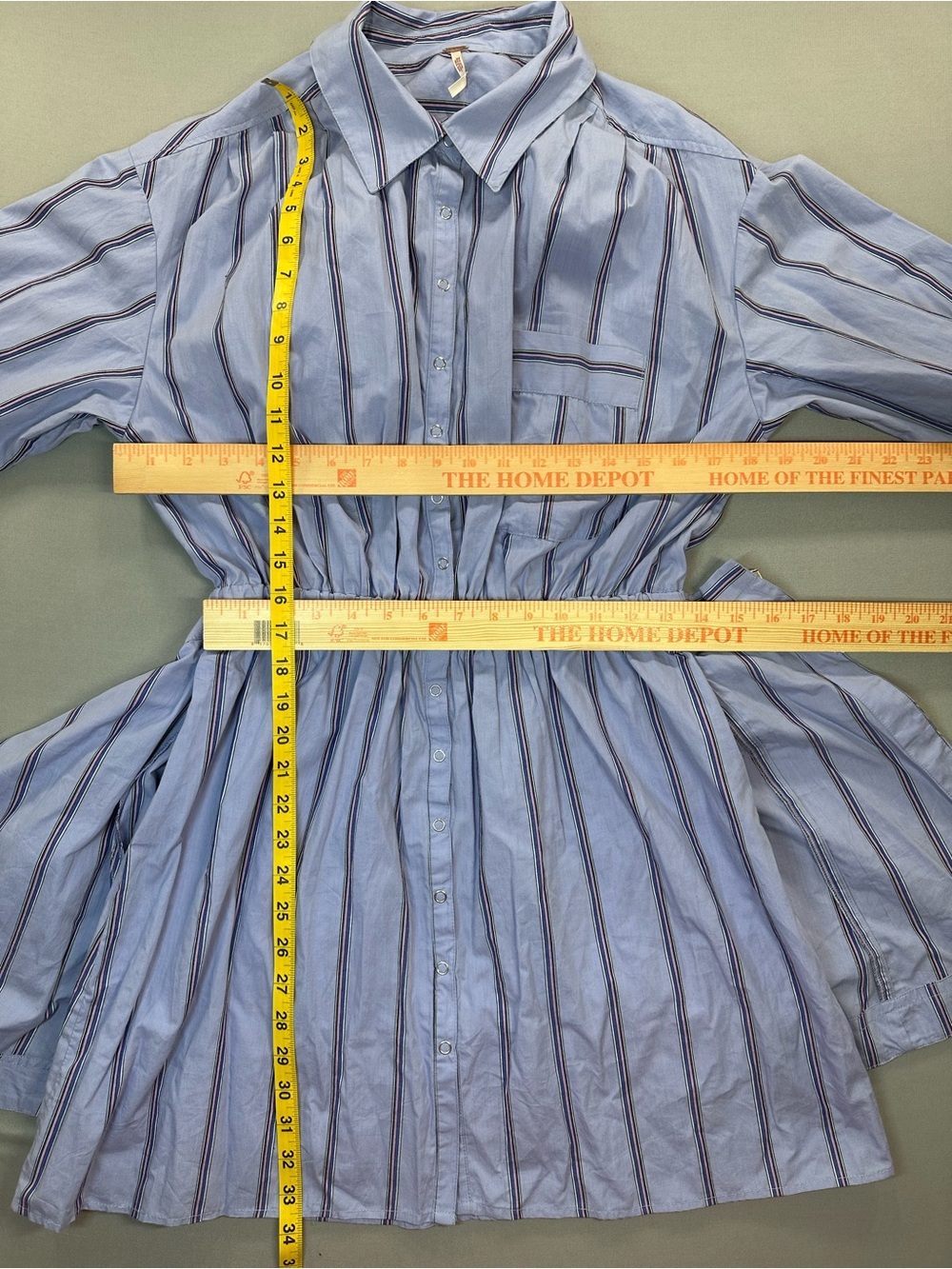 NWT Free People High Vibrations Shirt Dress, Mini - Womens Medium - Picture 14 of 16